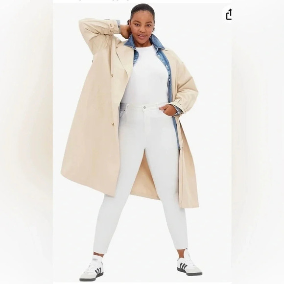 GAP White Ankle Jeans with Stretch Size 33 - Picture 1 of 9